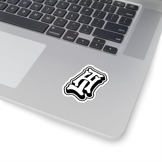 HIGHTIDEJETT Black & White Monogram Vinyl Sticker