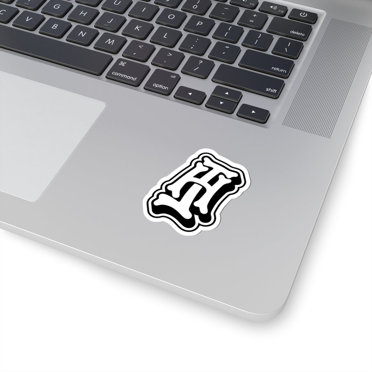 HIGHTIDEJETT Black & White Monogram Vinyl Sticker