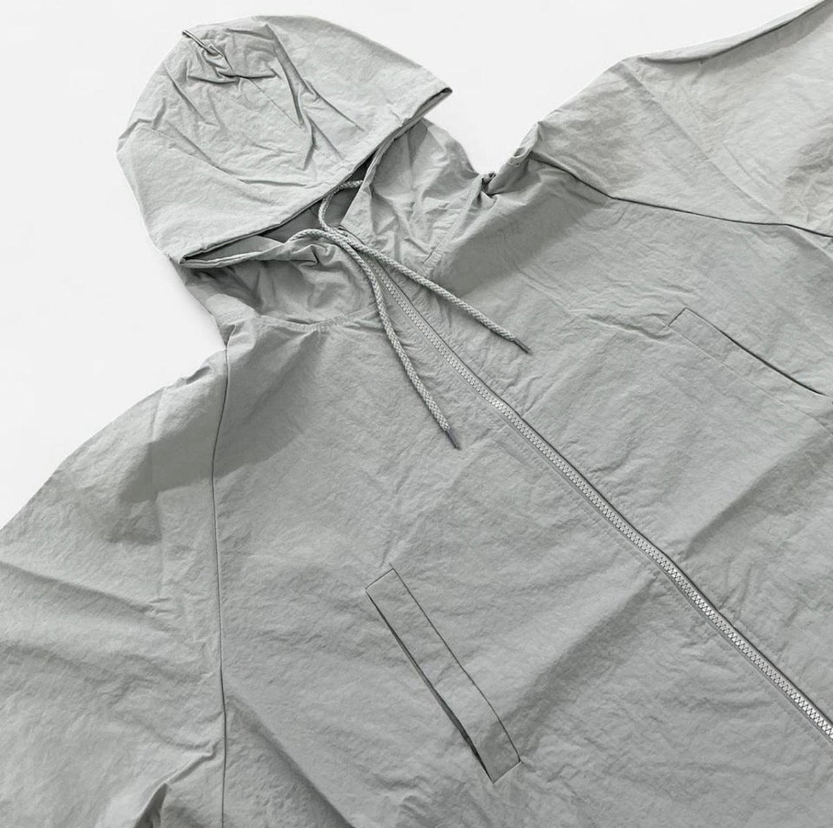 Yeezy.com Grey Nylon Raincoat